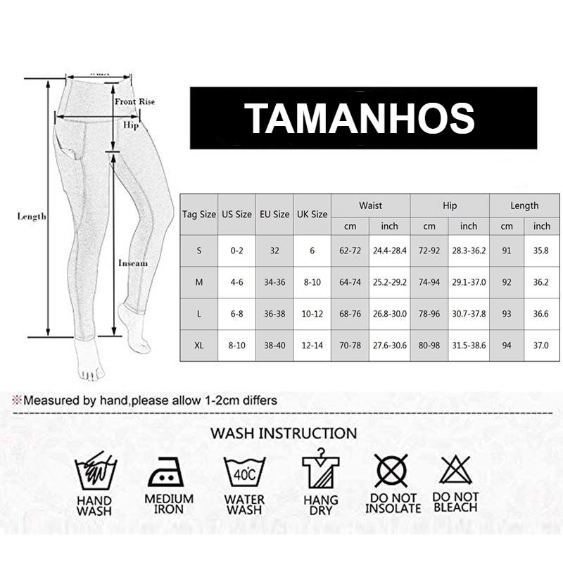 Calça Legging Cintura Alta - Levanta Bumbum e Controla Barriga