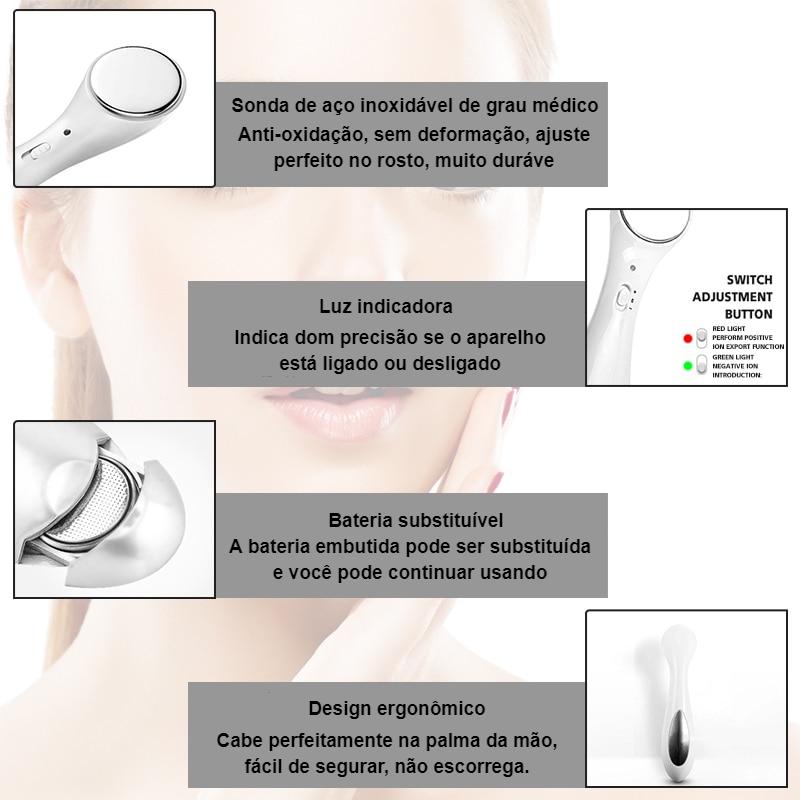 Kit Para Cuidado da Pele - Removedor de Cravo + Peeling Ultrassonico + Purificador da Pele Ultra Sônico