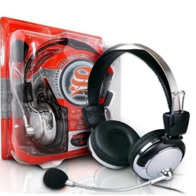 Fone de Ouvido com Microfone Headset Para Games com Fio