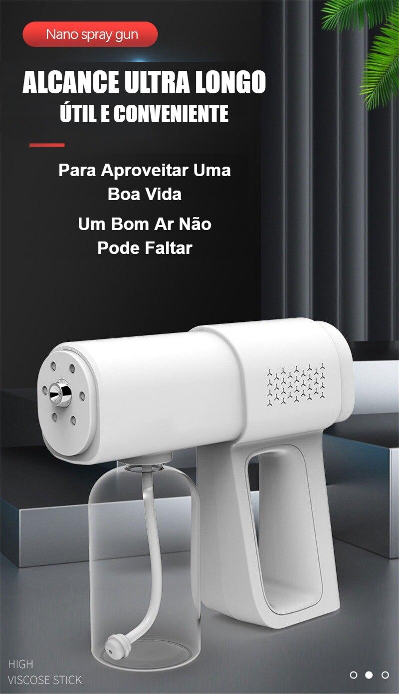 Pistola Portátil de Pulverização Recarregável USB