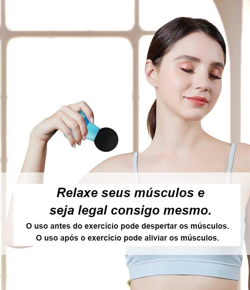 Mini Massageador Elétrico Portátil - Cuidados com a Saúde