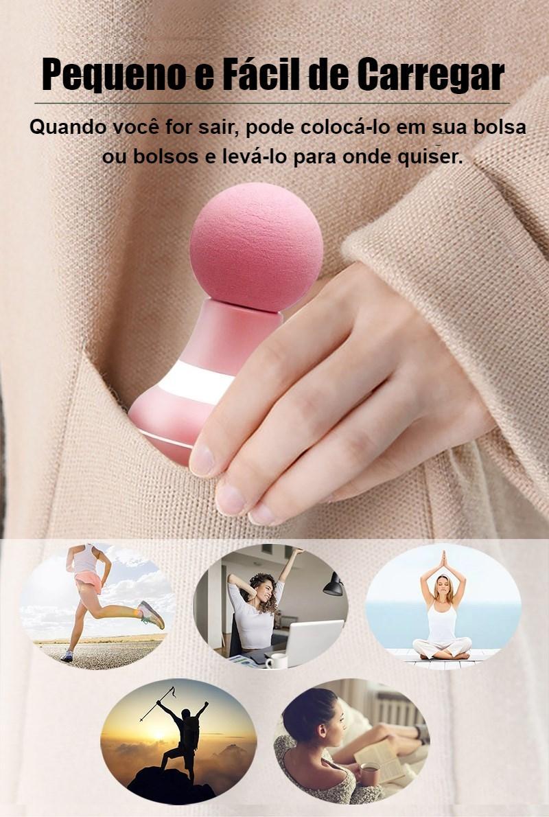 Mini Massageador Elétrico Portátil - Cuidados com a Saúde