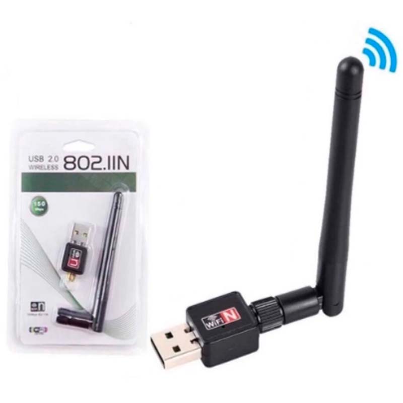 Antena Wireless WiFi Receptora 1200 Mbps USB Sem Fio 2.0