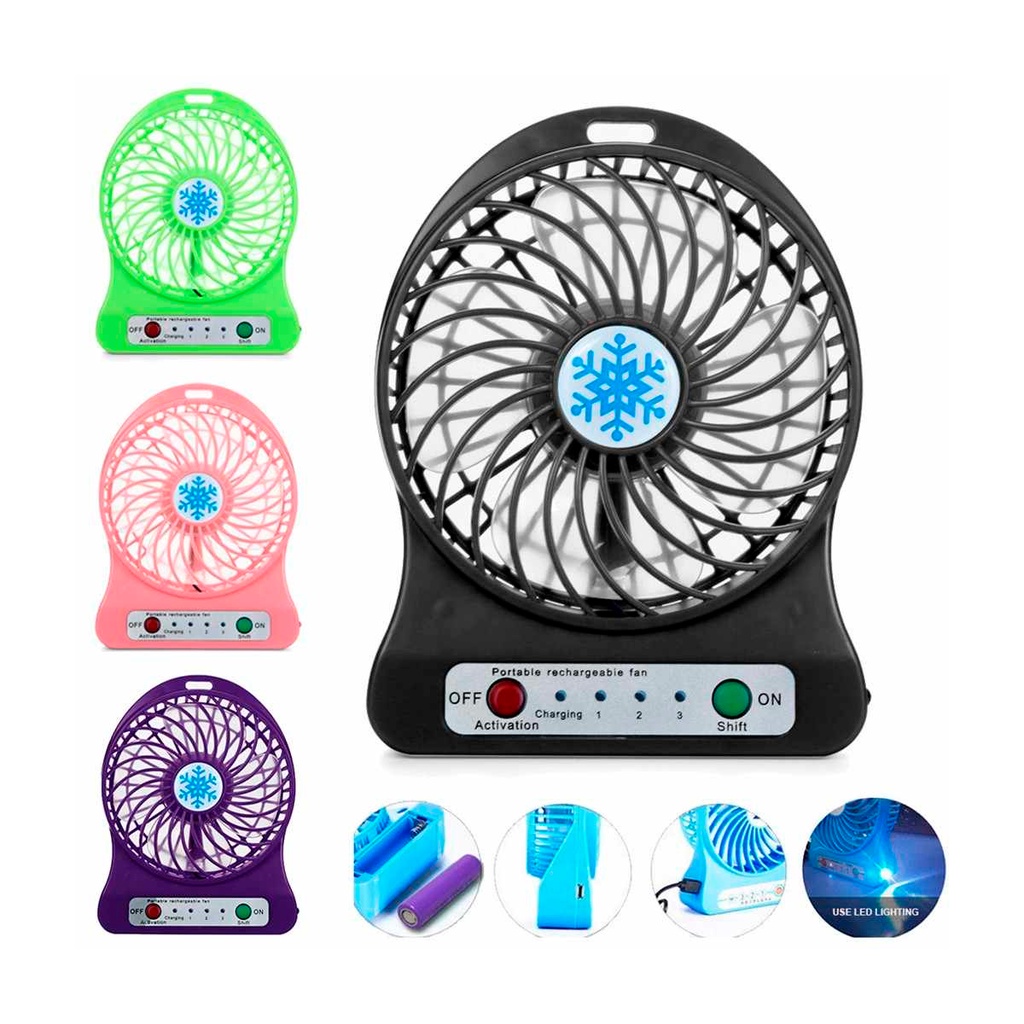 Mini ventilador 3 velocidades