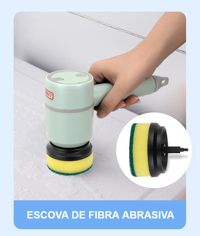 Escova de Limpeza Elétrica Sem Fio - USB