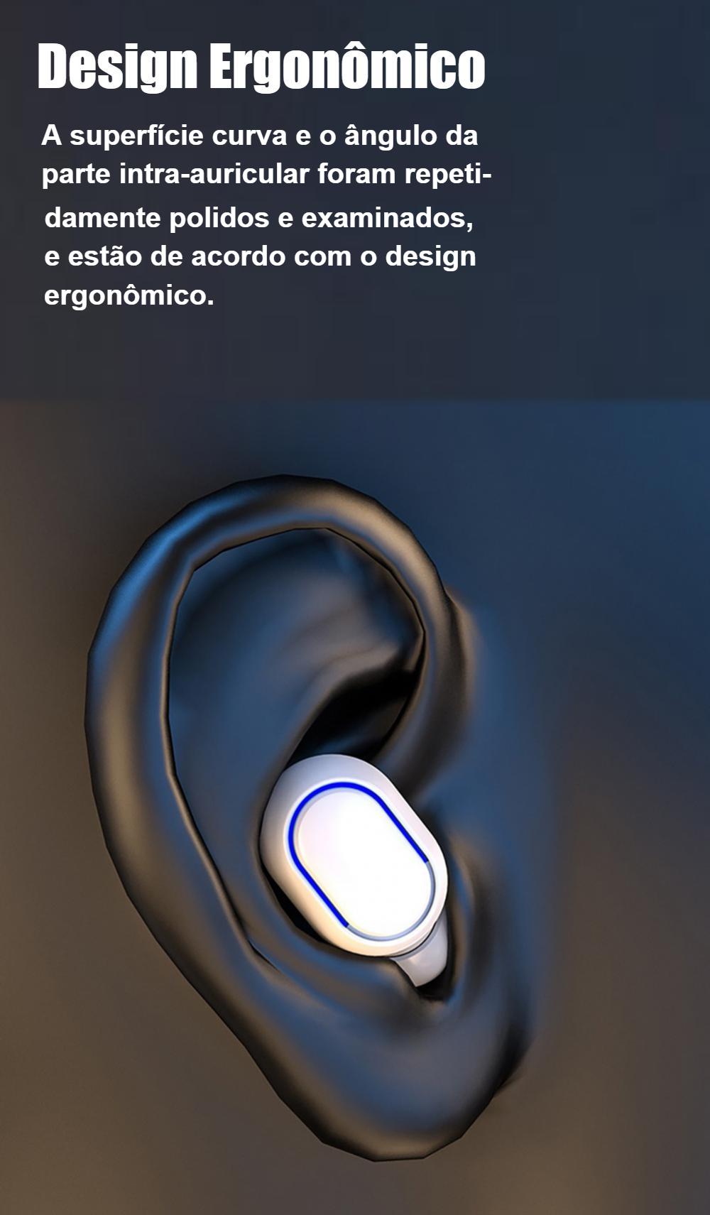 Bluetooth Head Phone Sem Fio Surround -  Prova d' Água 