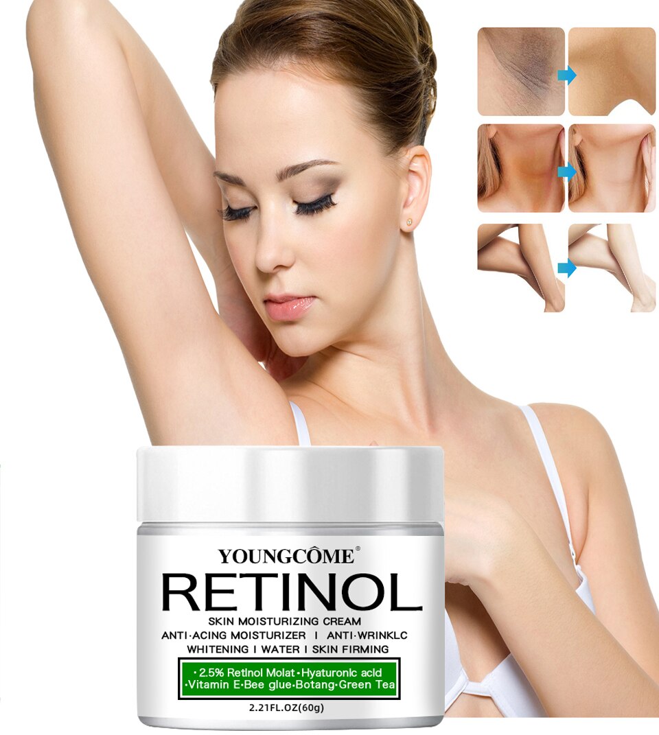 Retinol - Creme Clareador da Pele - Remove Pigmentação